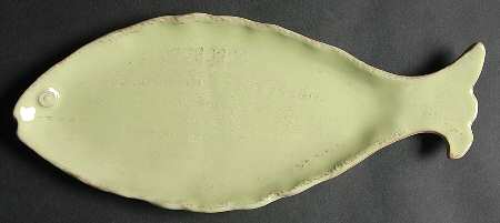 Bellezza Fish Celadon 11" Fish Plate