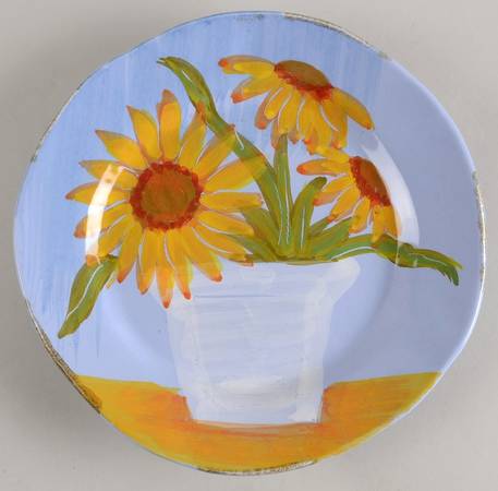 Sara's Flowers Salad Plate