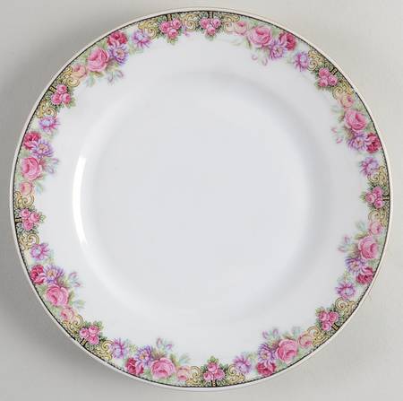 222 (Floral Edge) Salad Plate