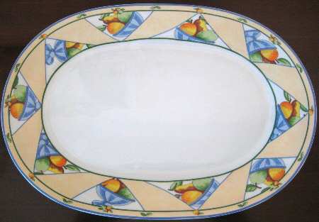 Aquarius 13" Oval Serving Platter