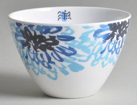 Indigo Garden Condiment Bowl