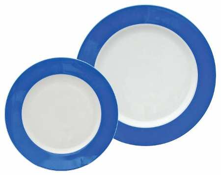 Stripe Up the Bands Dinner Plate