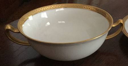 VIG177 Flat Cream Soup Bowl
