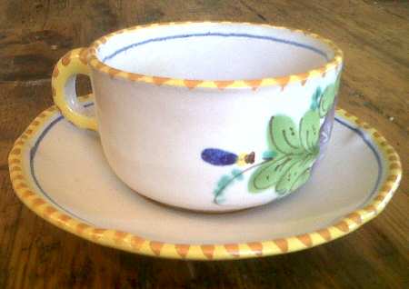 VIE91 Flat Cup & Saucer Set
