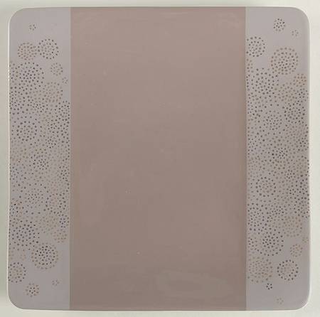 Modern Grace Gray Square Salad Plate