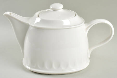 Farmhouse Touch (All White) Teapot & Lid