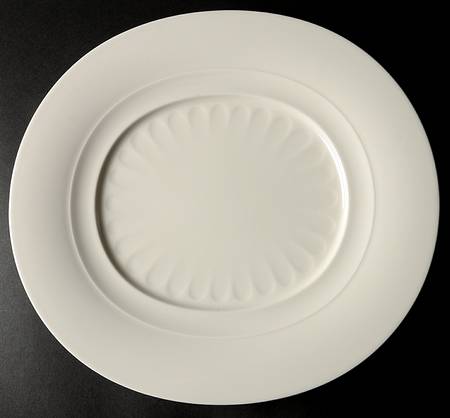 Farmhouse Touch (All White) 12" Gourmet Plate