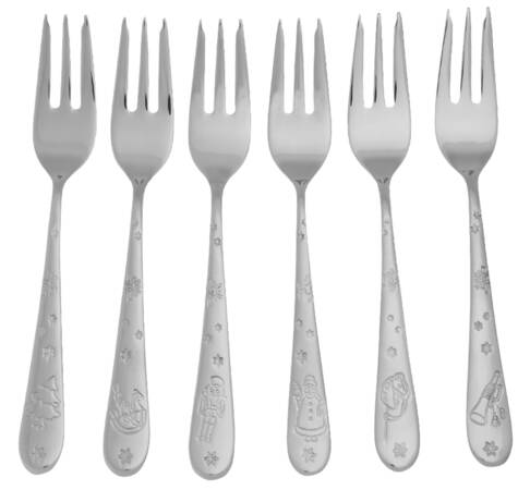 Toy's Delight Individual Pastry Fork - Set of 6 Motifs by Villeroy & Boch