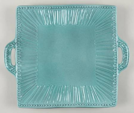 Incanto Aqua 14" Square Platter