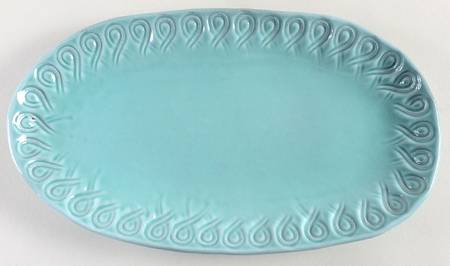 Incanto Aqua 12" Oval Serving Platter