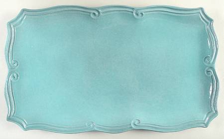 Incanto Aqua 16" Rectangular Serving Platter