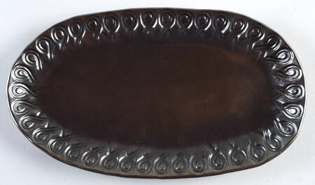 Incanto Metallic 12" Oval Serving Platter
