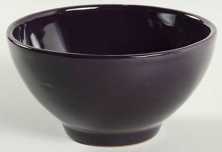 Melanzana (Dark Eggplant) Coupe Cereal Bowl