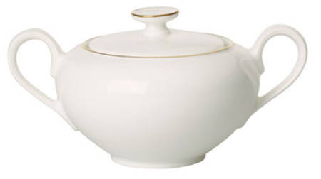 Anmut Gold Sugar Bowl & Lid