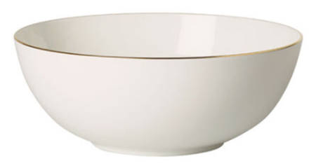 Anmut Gold 9" Round Vegetable Bowl