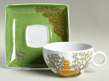 Alma de Lisboa Flat Cup & Saucer Set