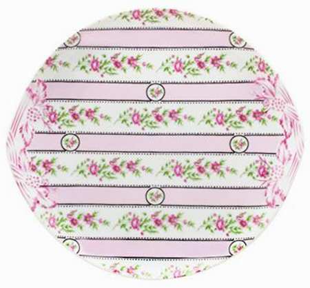 Chitas de Alcobaca Handled Cake Plate
