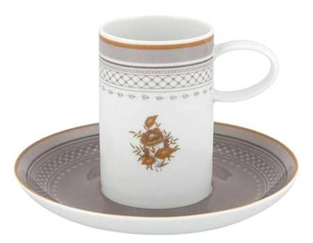 Heritage Flat Demitasse Cup & Saucer Set