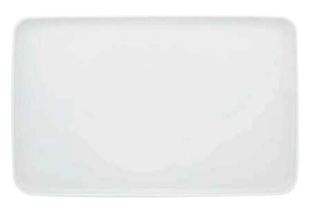 Silk Road White 16" Rectangular Serving Platter