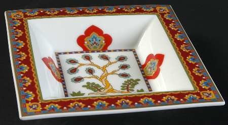 Samarkand Rubin 5" Square Tray