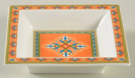 Samarkand Mandarin 4" Square Bowl