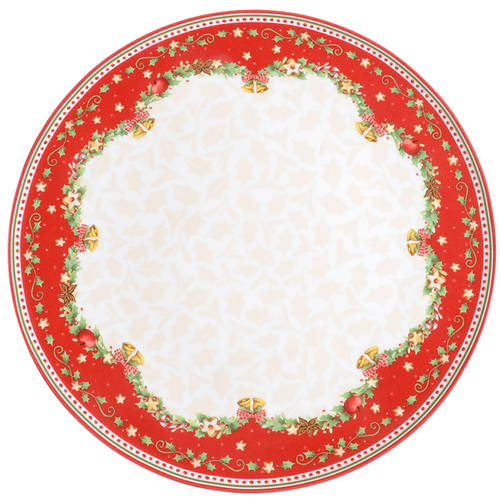 Winter Bakery Delight Cake Plate