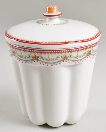 Winter Bakery Delight Figural Covered Box