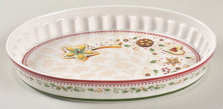 Winter Bakery Delight 8" Oval Vegetable Bowl