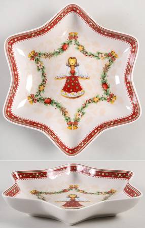 Winter Bakery Delight Star Shaped Bowl
