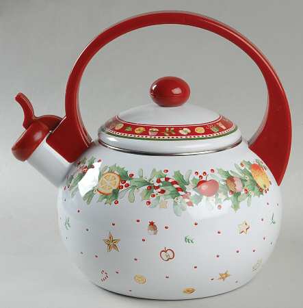 Winter Bakery Delight Metal Kettle & Lid