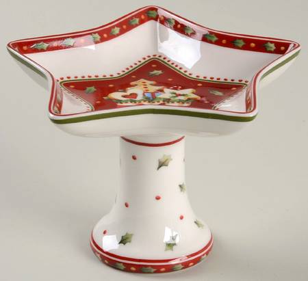 Winter Bakery Delight 5" Footed Bowl