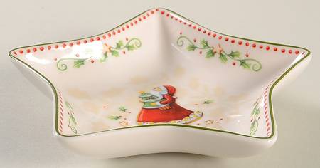 Winter Bakery Delight 5" Star Shaped Bowl