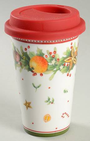 Winter Bakery Delight Travel Tumbler & Silicone/Plastic Lid