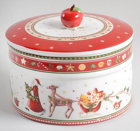 Winter Bakery Delight Large Pastry Box & Lid
