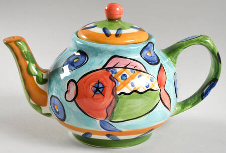 Splish Splash Teapot & Lid