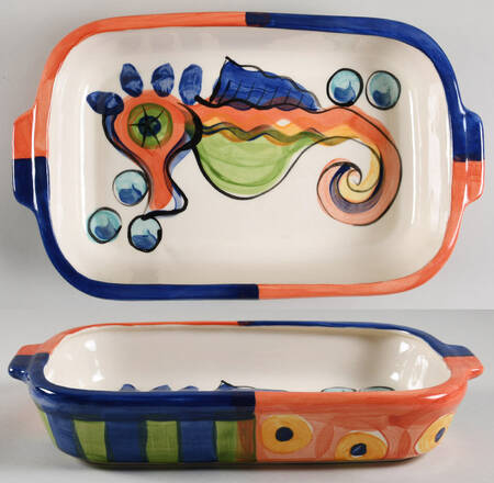 Splish Splash 13"  Rectangular Baker