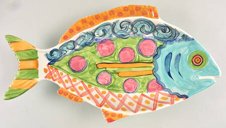 Splish Splash 21" Fish Platter
