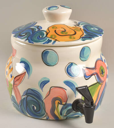 Splish Splash China Beverage Server & Lid