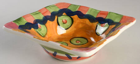 Splish Splash Square Soup Bowl