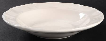 Luberon White Large Rim Soup Bowl