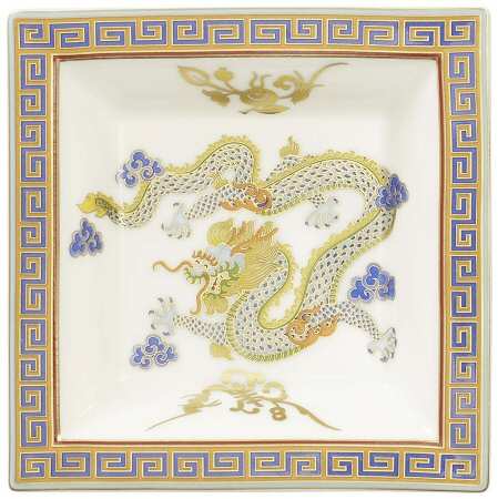 Dragon 4" Square Bowl