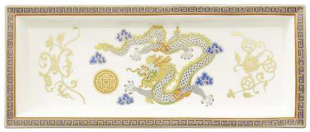 Dragon 9" Rectangular Bowl