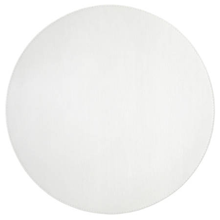 Lastra White (Bright White Glaze) Round Cloth Placemat