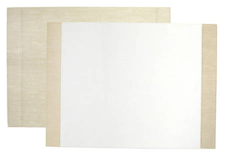 Lastra White (Bright White Glaze) Cloth Placemat