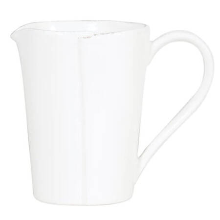 Lastra White (Bright White Glaze) 48 Oz Melamine Pitcher