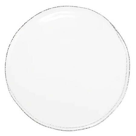 Lastra White (Bright White Glaze) 15" Pizza Tray