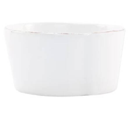 Lastra White (Bright White Glaze) Melamine Dip Bowl