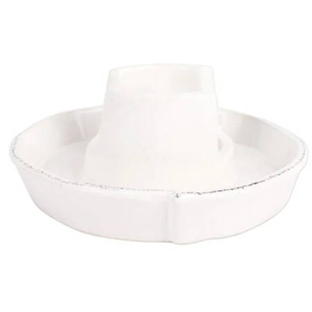 Lastra White (Bright White Glaze) Sponge Holder