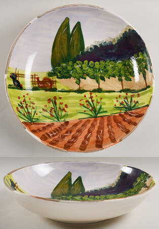 Countryside 14" Round Serving Bowl