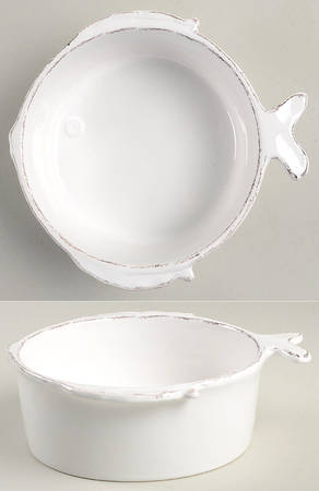 Lastra Fish Soup/Cereal Bowl by Vietri (Italy)